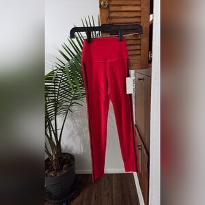 SPLITS59 Ella High Waist Airweight 7/8 - Pirate Red / Indigo